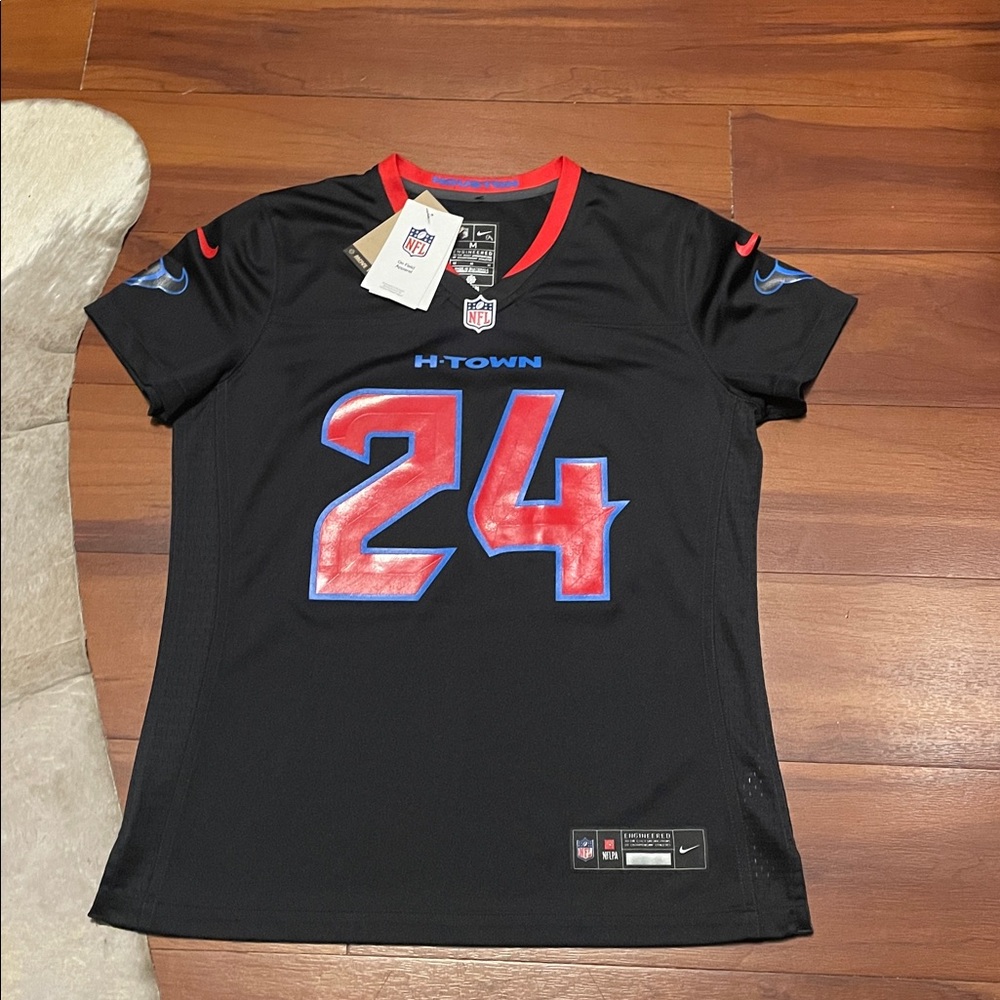 Nike Black Texans Jersey with Red and Blue Details Sz M NWT